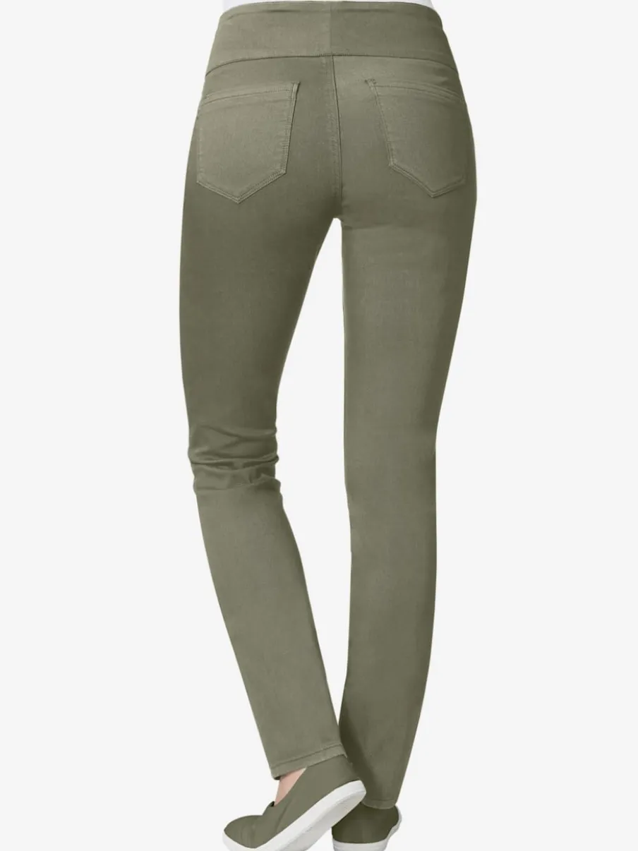 Pantalons confortables avec ceinture élastique et poches.