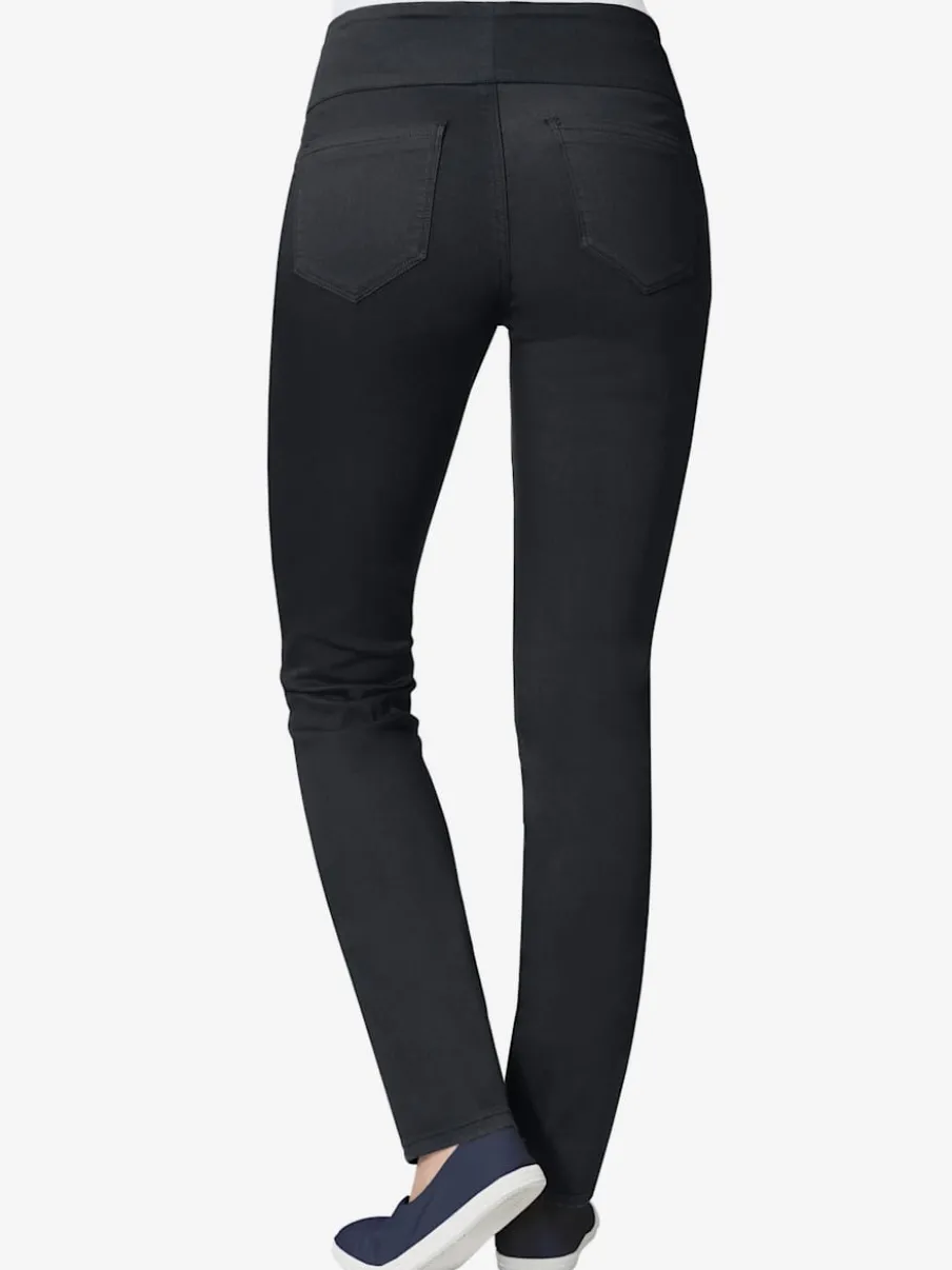 Pantalons confortables avec ceinture élastique et poches.