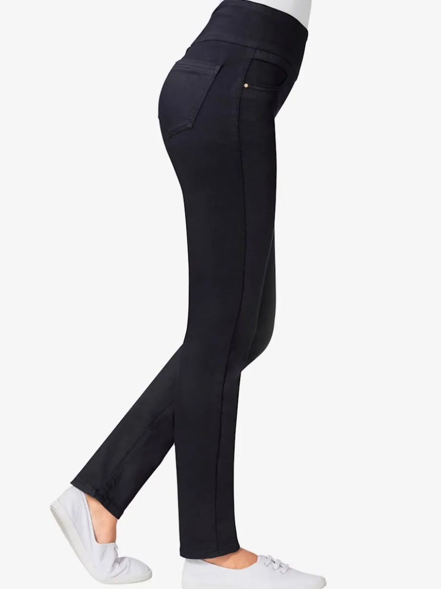 Pantalons confortables avec ceinture élastique et poches.