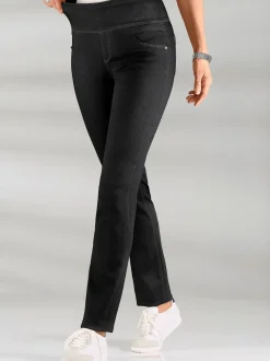 Pantalons confortables avec ceinture élastique et poches.