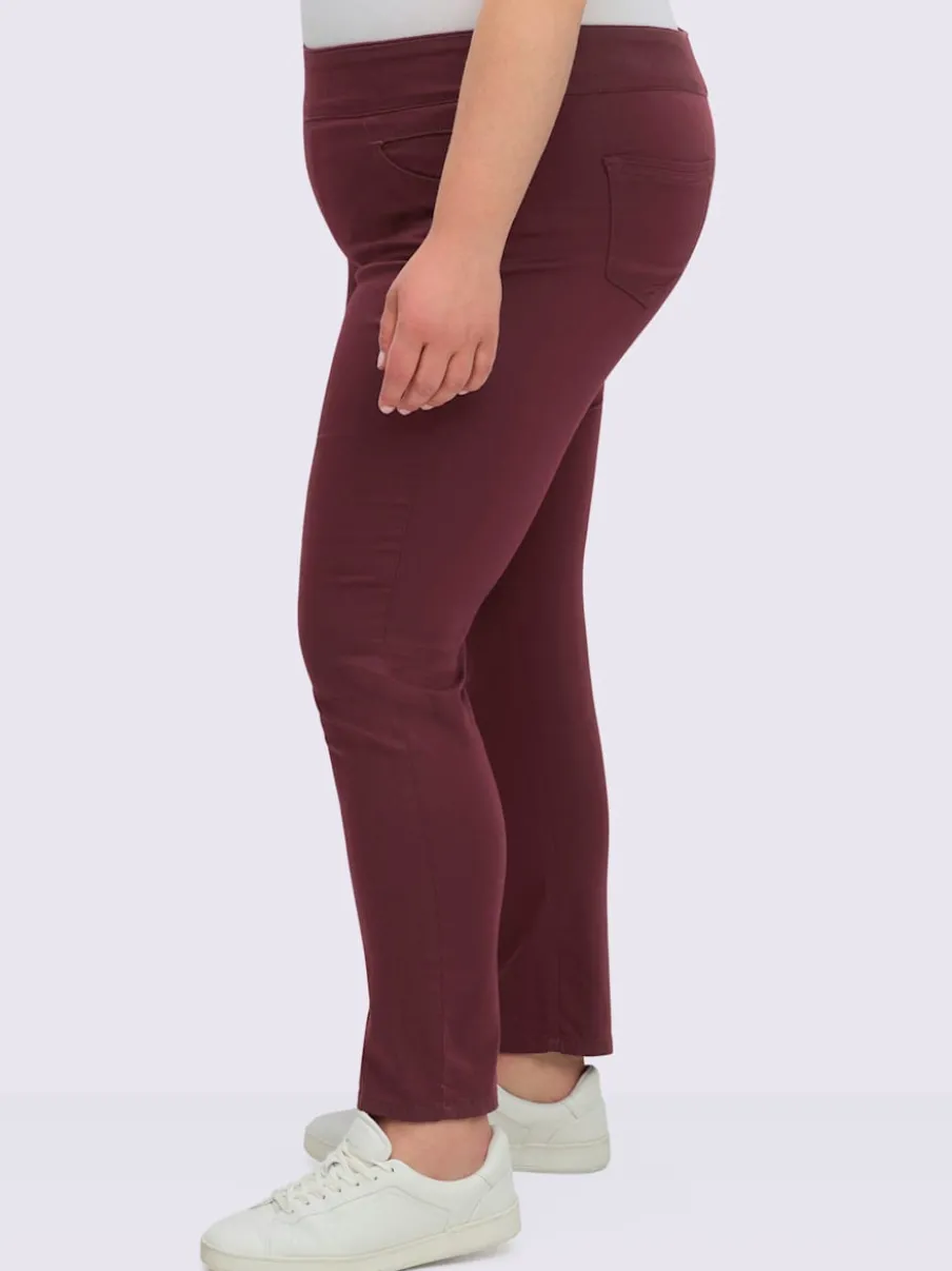 Pantalons confortables avec ceinture élastique et poches.
