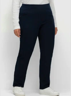 Pantalons confortables avec ceinture élastique et poches.