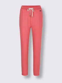 Pantalons confortables en matière sweat avec rayures brillantes