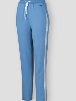 Pantalons confortables en matière sweat avec rayures brillantes