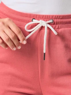 Pantalons confortables en matière sweat avec rayures brillantes
