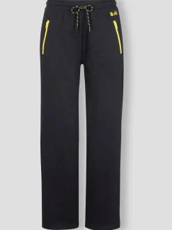 Pantalons confortables en matière sweat avec poches zippées
