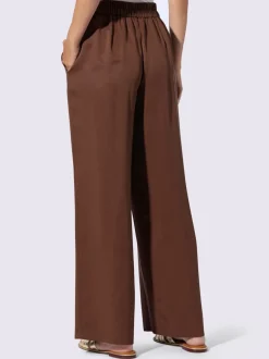 Pantalons confortables à jambes larges avec ceinture élastique