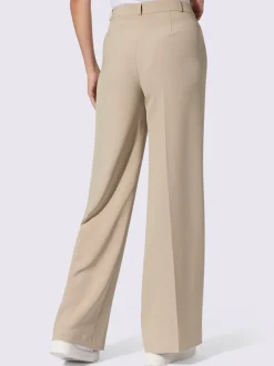 Pantalons confortables à pinces avec poches latérales