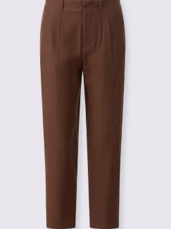 Pantalons confortables à pinces avec poches latérales