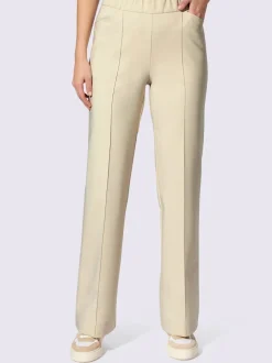 Pantalons confortables à plis et poches latérales