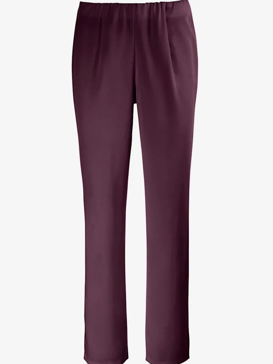 Pantalons costumes conforts avec ceinture élastique invisible