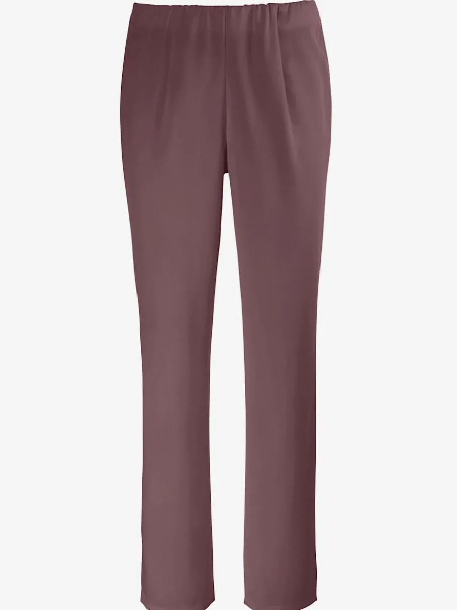 Pantalons costumes conforts avec ceinture élastique invisible