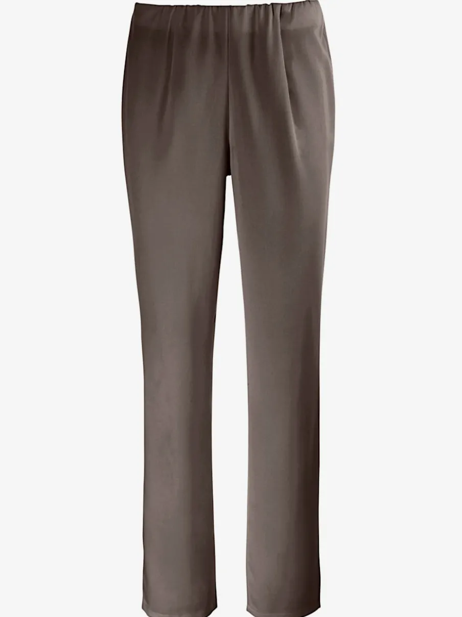Pantalons costumes conforts avec ceinture élastique invisible
