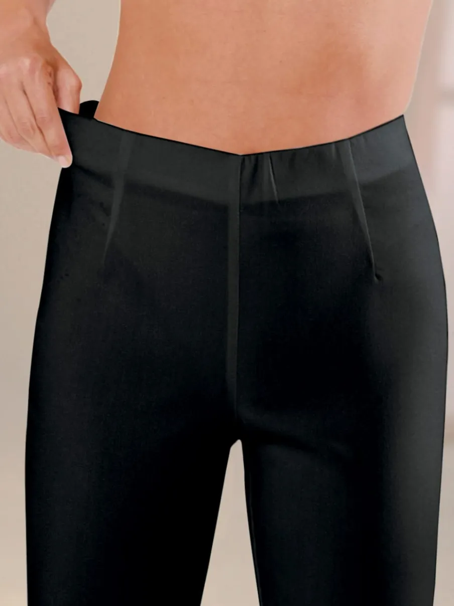 Pantalons costumes conforts avec ceinture élastique invisible