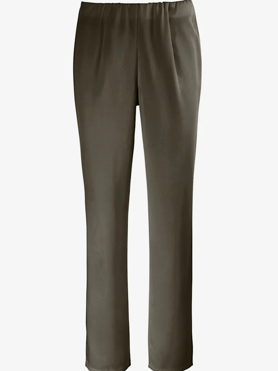 Pantalons costumes conforts avec ceinture élastique invisible