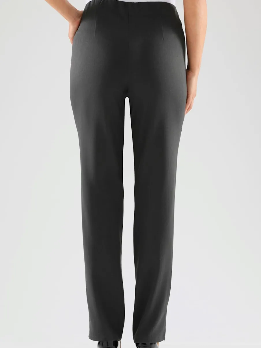Pantalons costumes conforts avec ceinture élastique invisible