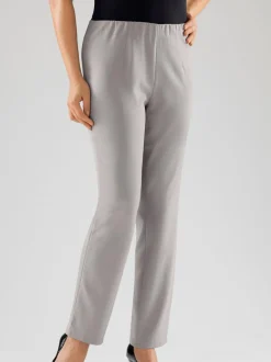 Pantalons costumes conforts avec ceinture élastique invisible