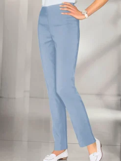 Pantalons costumes conforts avec ceinture élastique invisible