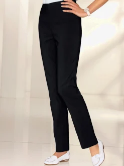 Pantalons costumes conforts avec ceinture élastique invisible