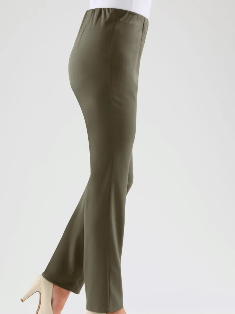Pantalons costumes conforts avec ceinture élastique invisible