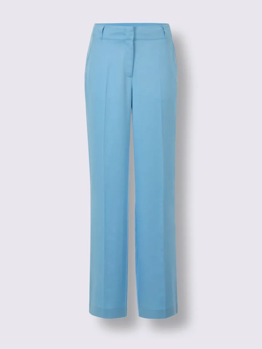 Pantalons à coupe ample en lin et lyocell confortables