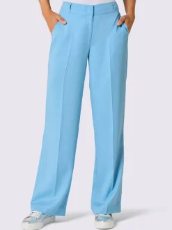 Pantalons à coupe ample en lin et lyocell confortables