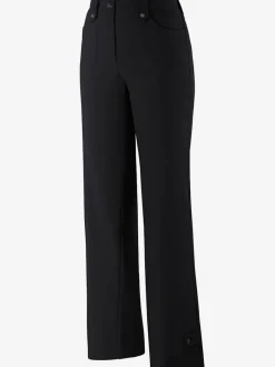 Pantalons coupe droite avec détails fantaisie et poches