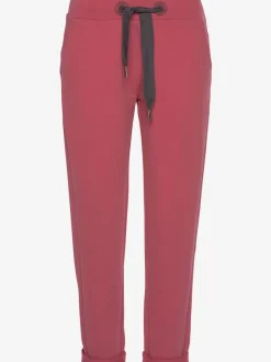 Pantalons décontractés avec ceinture élastique et poches latérales