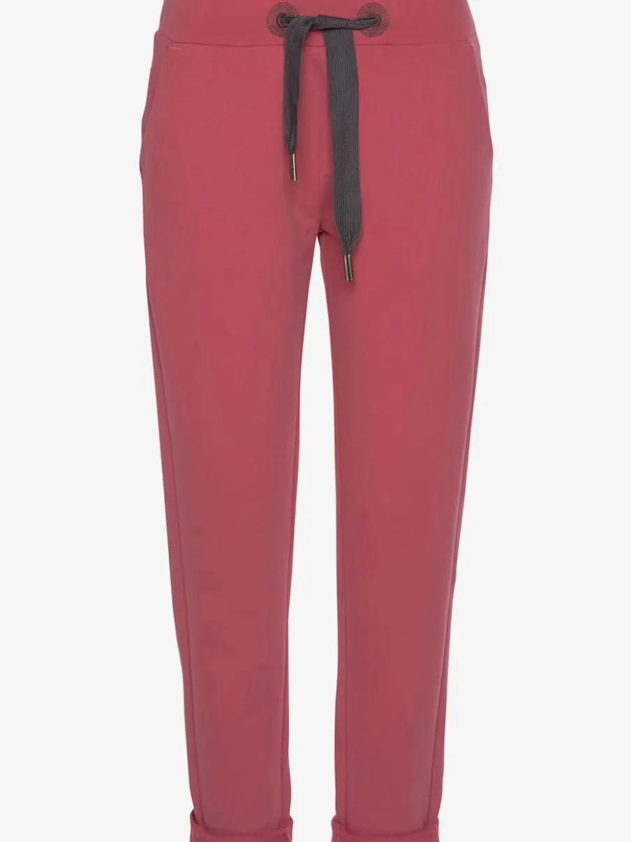 Pantalons décontractés avec ceinture élastique et poches latérales