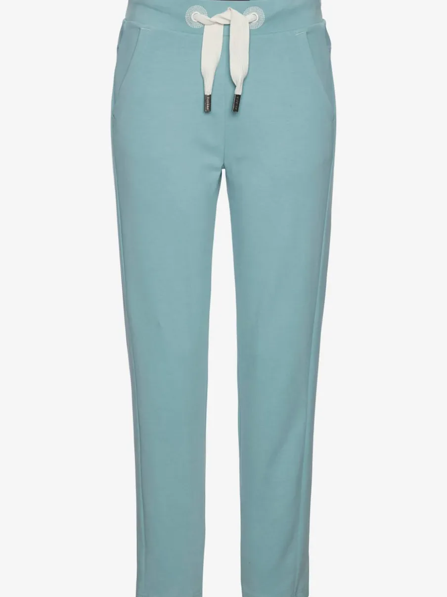 Pantalons décontractés avec ceinture élastique et poches latérales