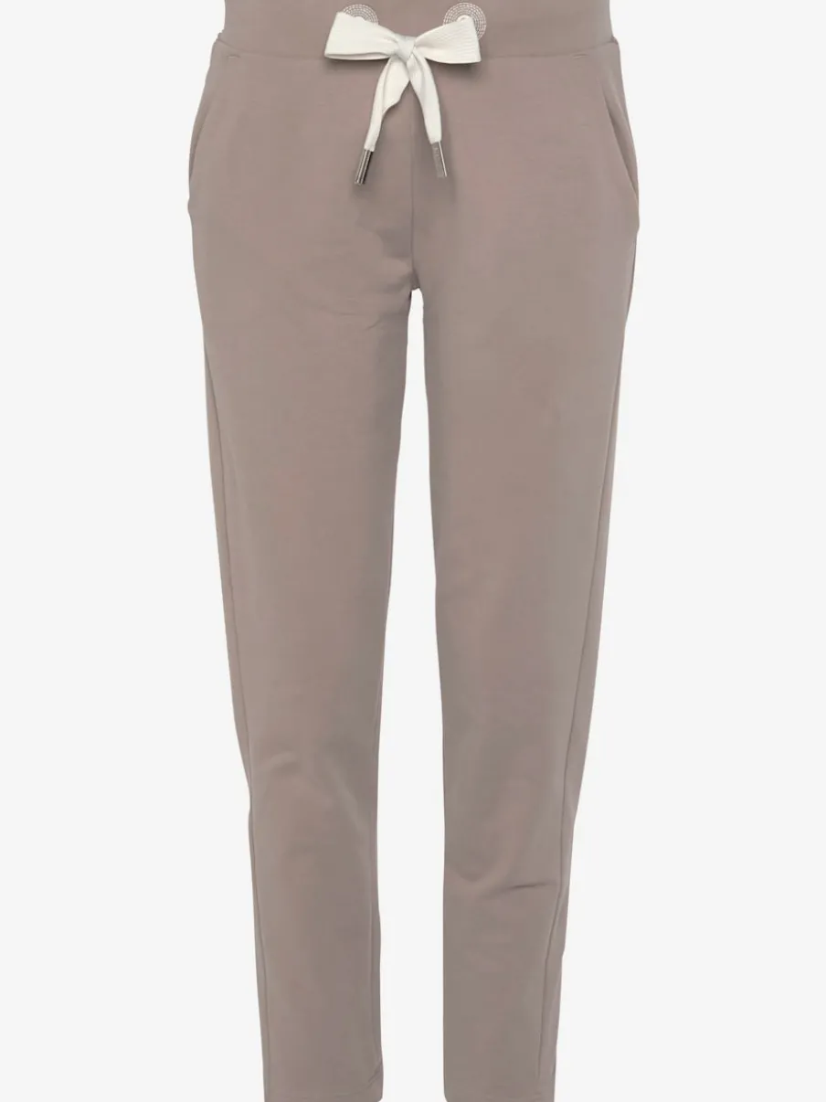 Pantalons décontractés avec ceinture élastique et poches latérales