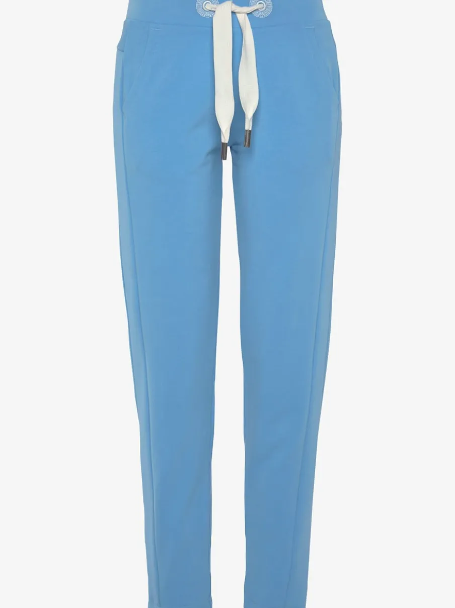 Pantalons décontractés avec ceinture élastique et poches latérales