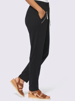 Pantalons décontractés avec ceinture élastique et poches