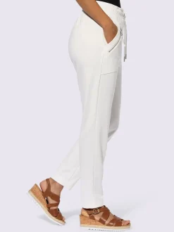 Pantalons décontractés avec ceinture élastique et poches