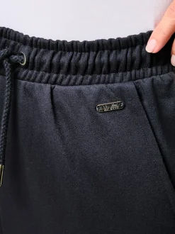 Pantalons décontractés à ceinture élastique avec rayures