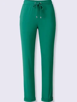 Pantalons décontractés en jersey doux et extensible