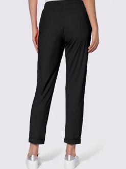 Pantalons décontractés en jersey doux et extensible