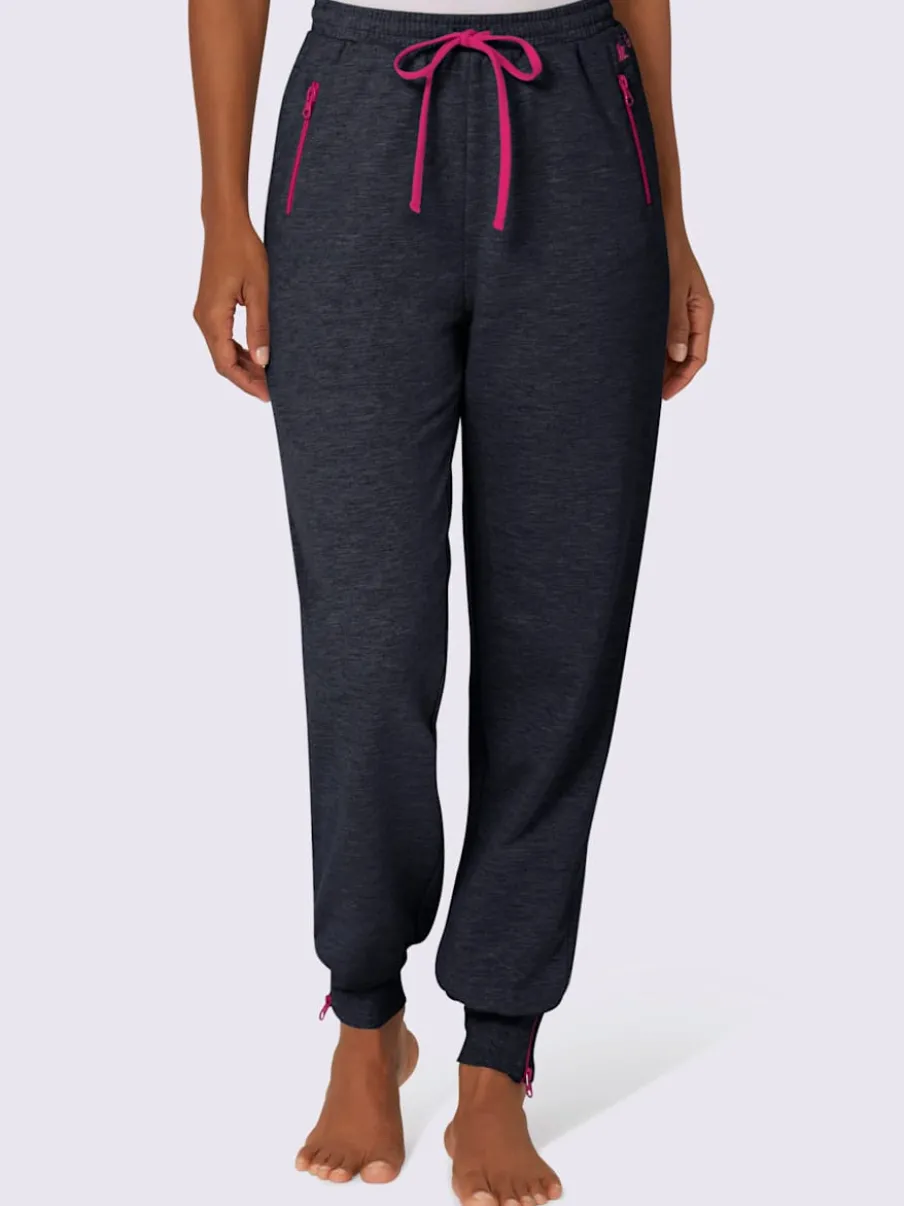 Pantalons de jogging confortables avec poches zippées extensibles