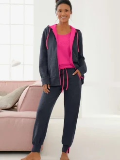 Pantalons de jogging confortables avec poches zippées extensibles