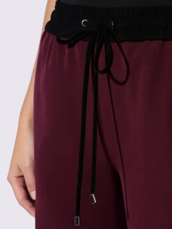 Pantalons de jogging confortables avec ceinture élastique rayée