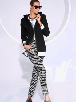 Pantalons de jogging en jersey au motif jacquard