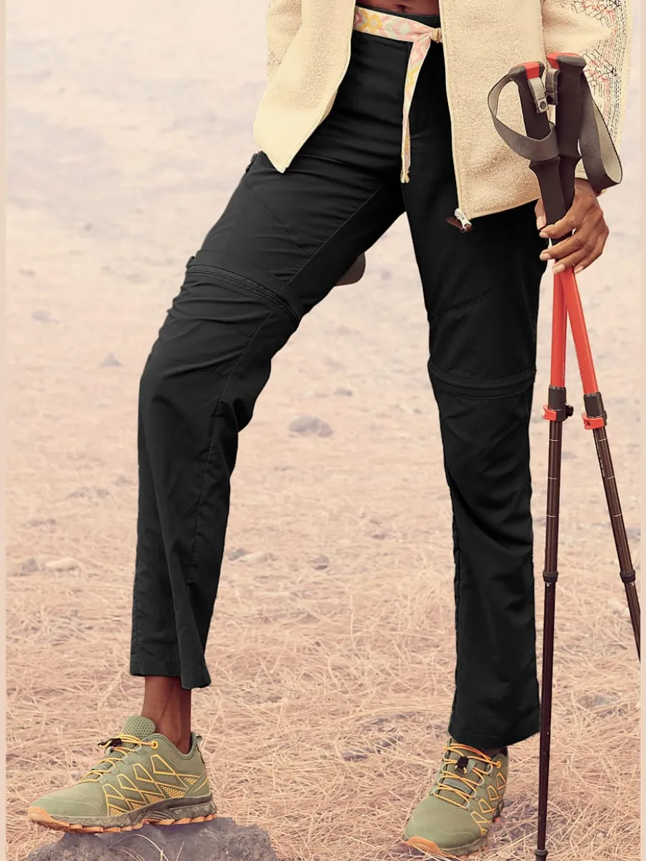 Pantalons de trekking ajustables avec poches pratiques et élastiques