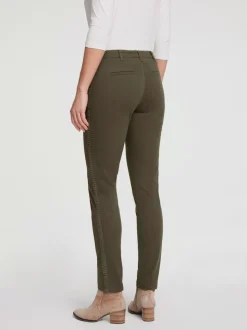 Pantalons droits avec poches et ceinture pratique