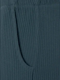 Pantalons détente en coton doux avec ceinture élastique