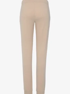 Pantalons détente en coton doux avec ceinture élastique