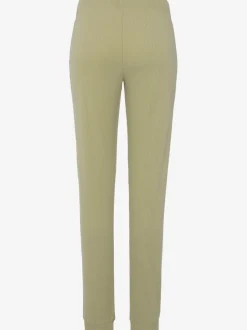 Pantalons détente en coton doux avec ceinture élastique