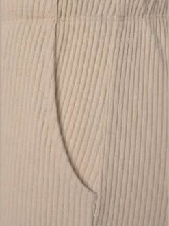 Pantalons détente en coton doux avec ceinture élastique