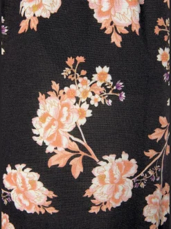 Pantalons d'été légers avec impression florale et poches