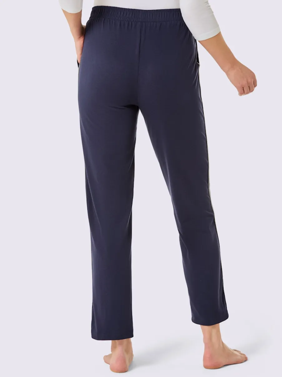 Pantalons en jersey avec ceinture élastique et poches