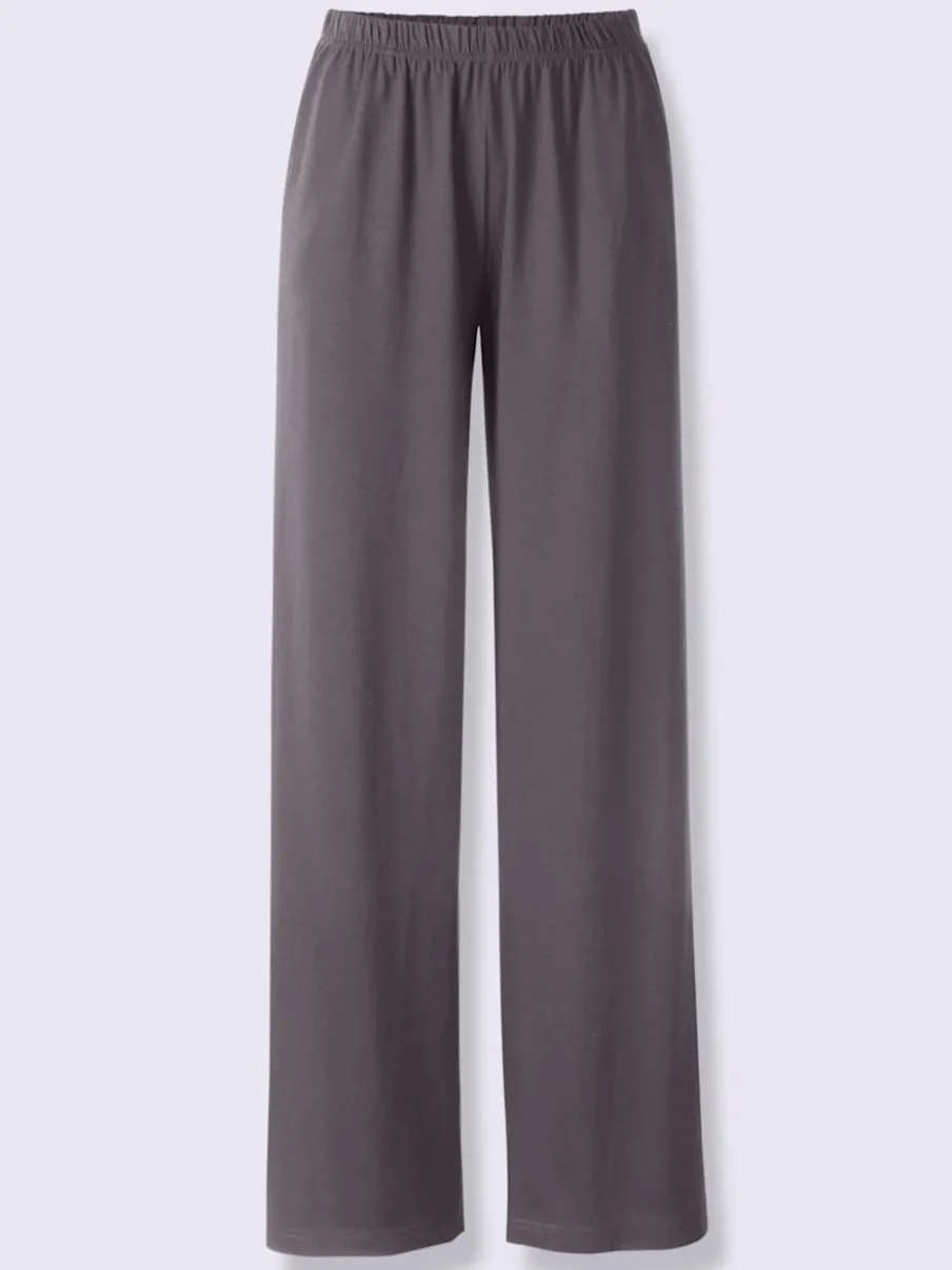 Pantalons en jersey avec ceinture élastique et poches